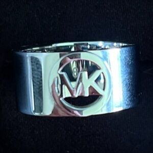 Michael Kors Logo Ring Gunmetal